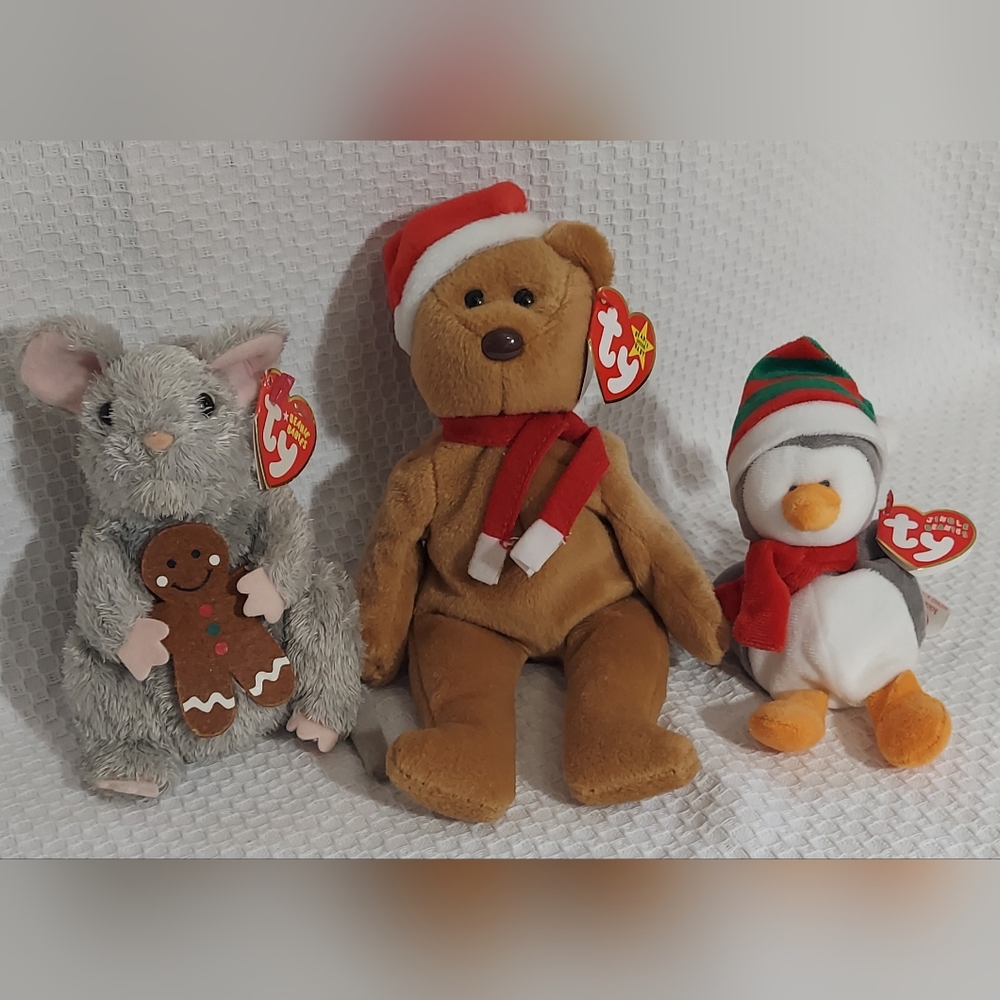 Christmas Ty Beanie Babies